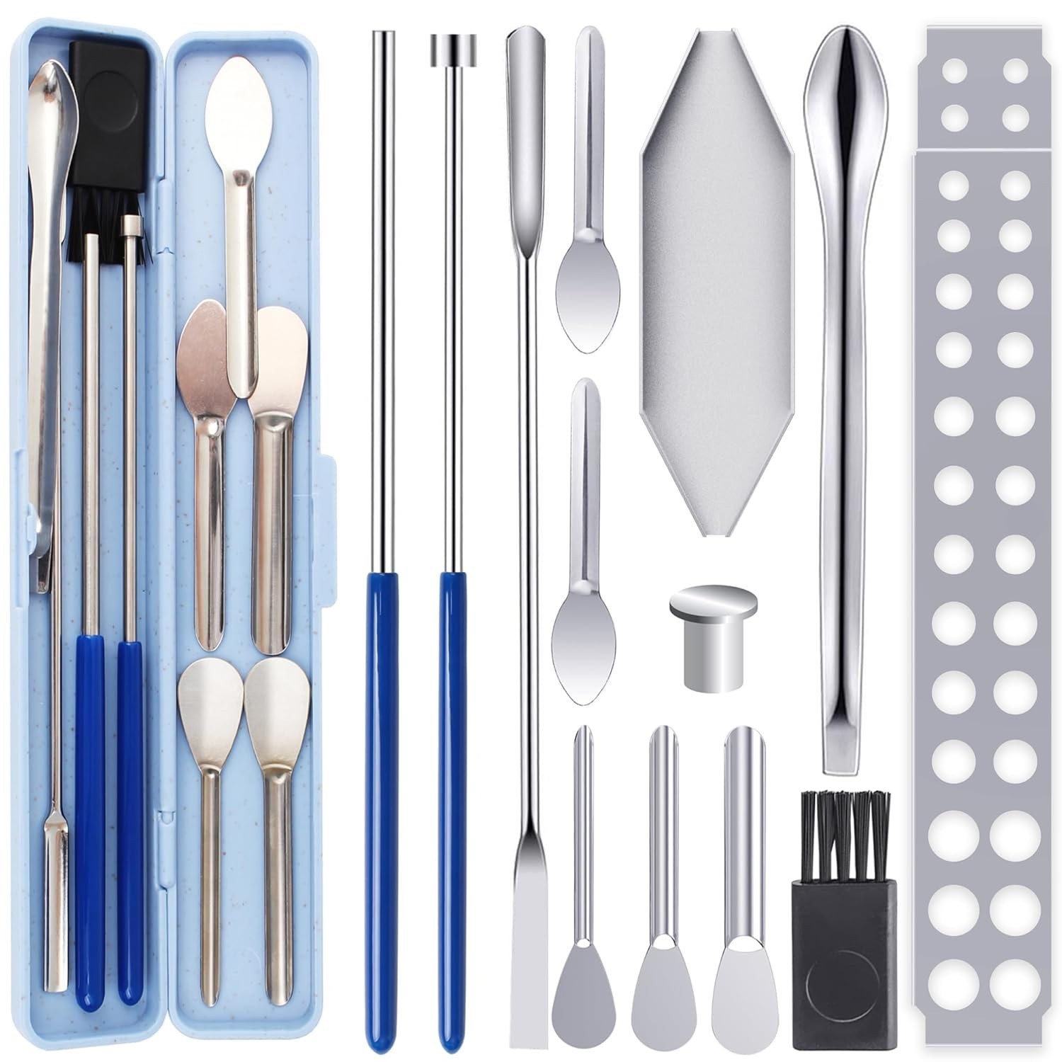 Filling Tools kit – Home & Labs Supplies with Empty Funnel Tray and Spoon Sco…