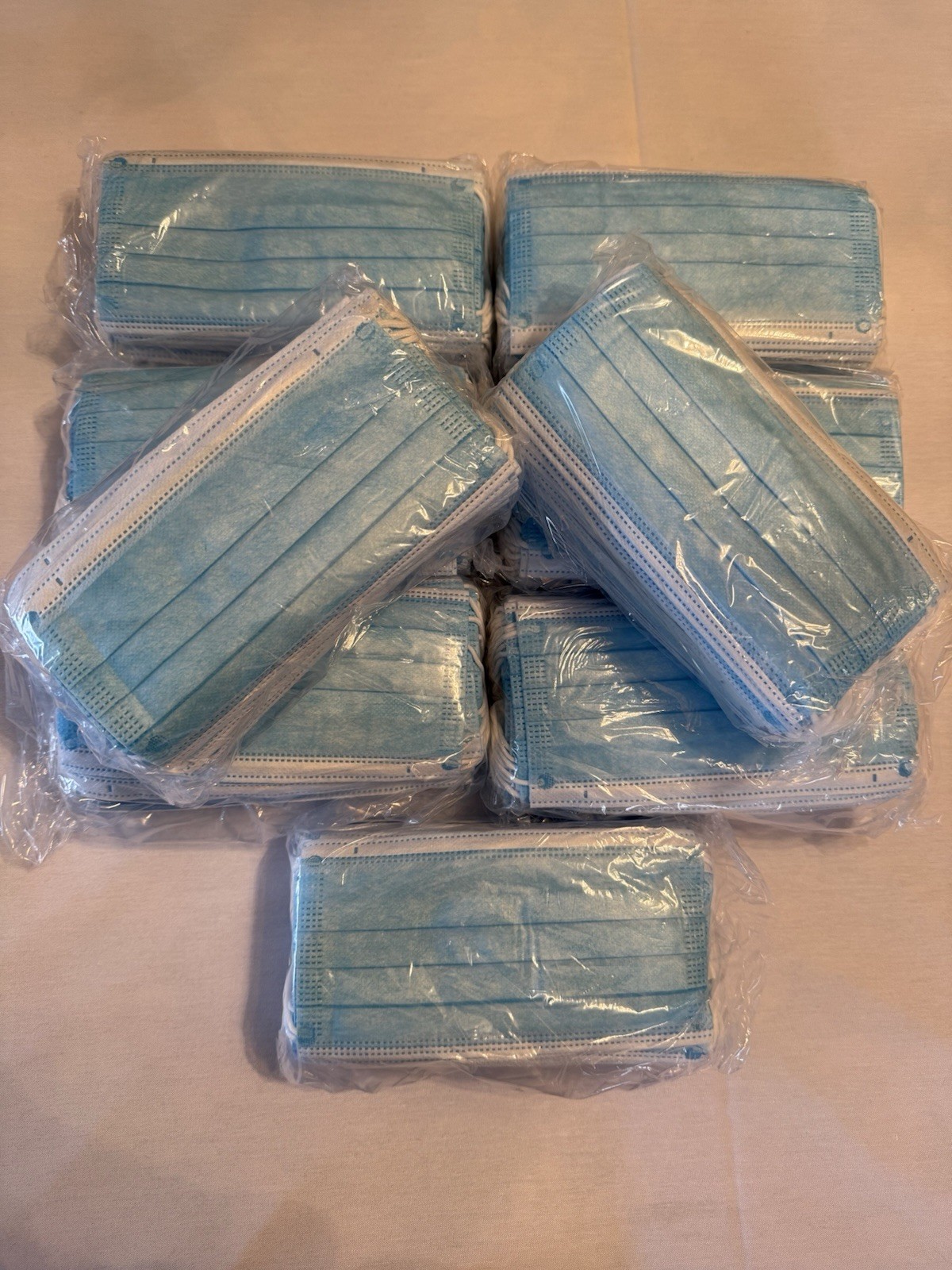 Blue Disposable Face Masks Bulk Pack for Lab, Dental, Cosmetology Use