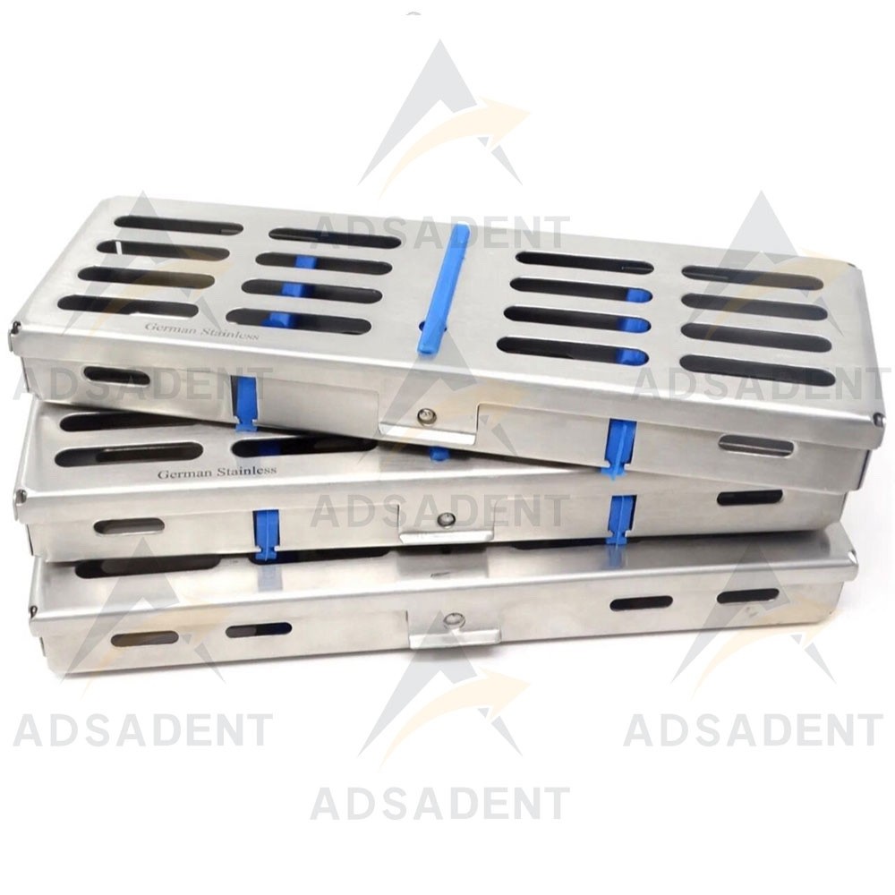3 Surgical Autoclave Sterilization Cassette Rack Dental Instruments 5 Pcs