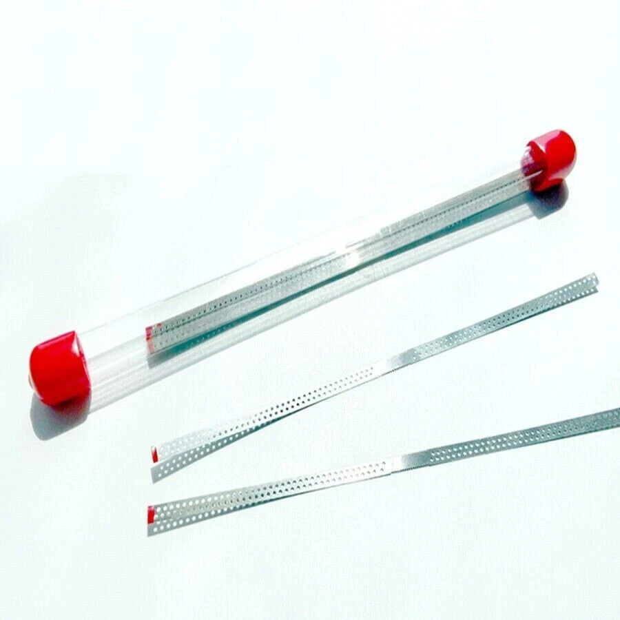 5 Pcs/Pack Orthodontic Dental Stainless Steel Polishing Finishing Fine IPR Strip