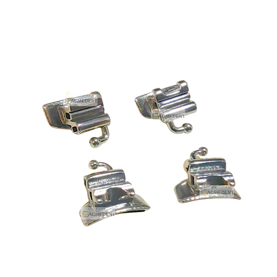 20Kits Dental Buccal Tubes Headgear Double Tube Convertible Roth 022 2Holes