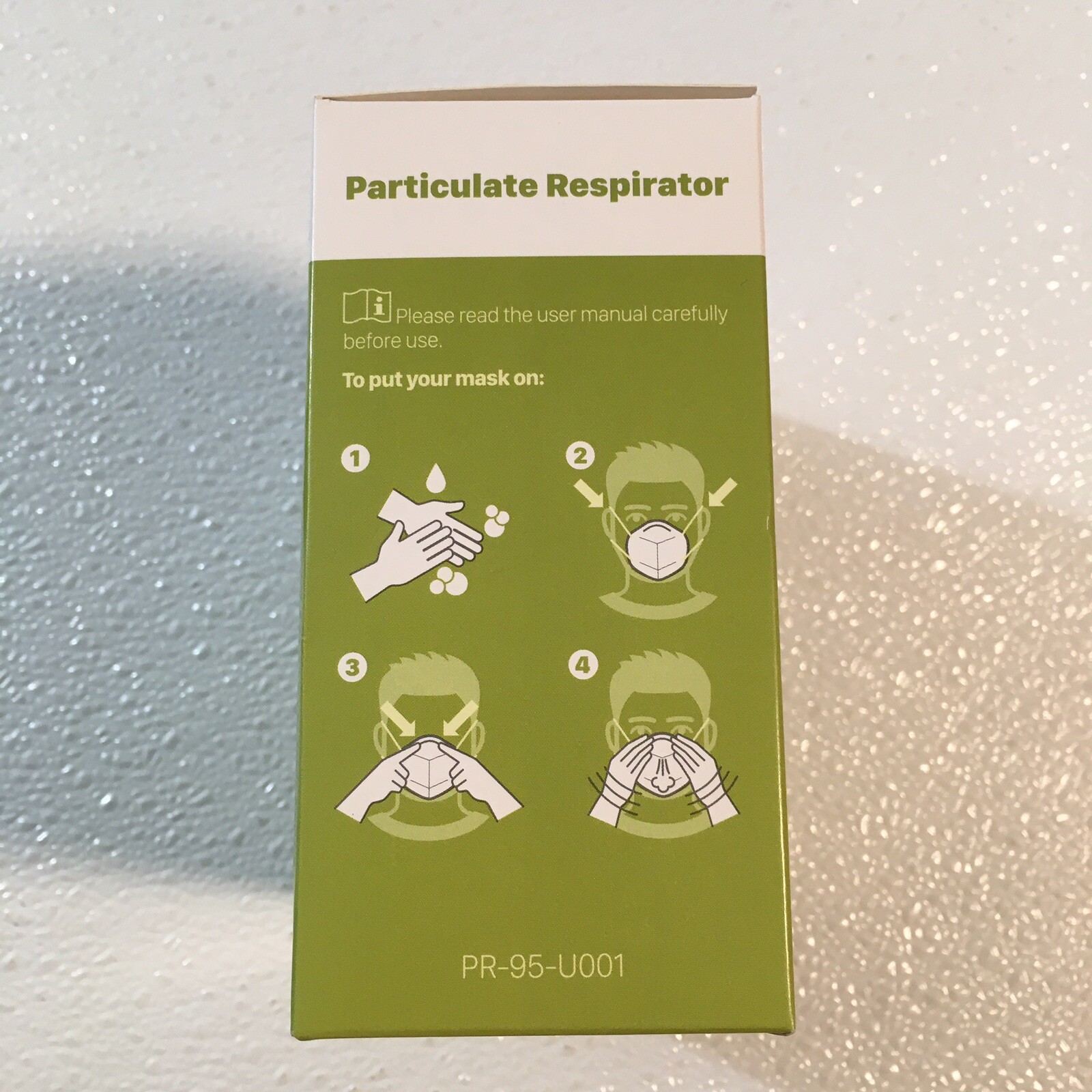Twenty (20) Xam-Med PR-95-U001 PFE 95% Respirators/Masks￼ KN95/K-N95 *EXPIRED
