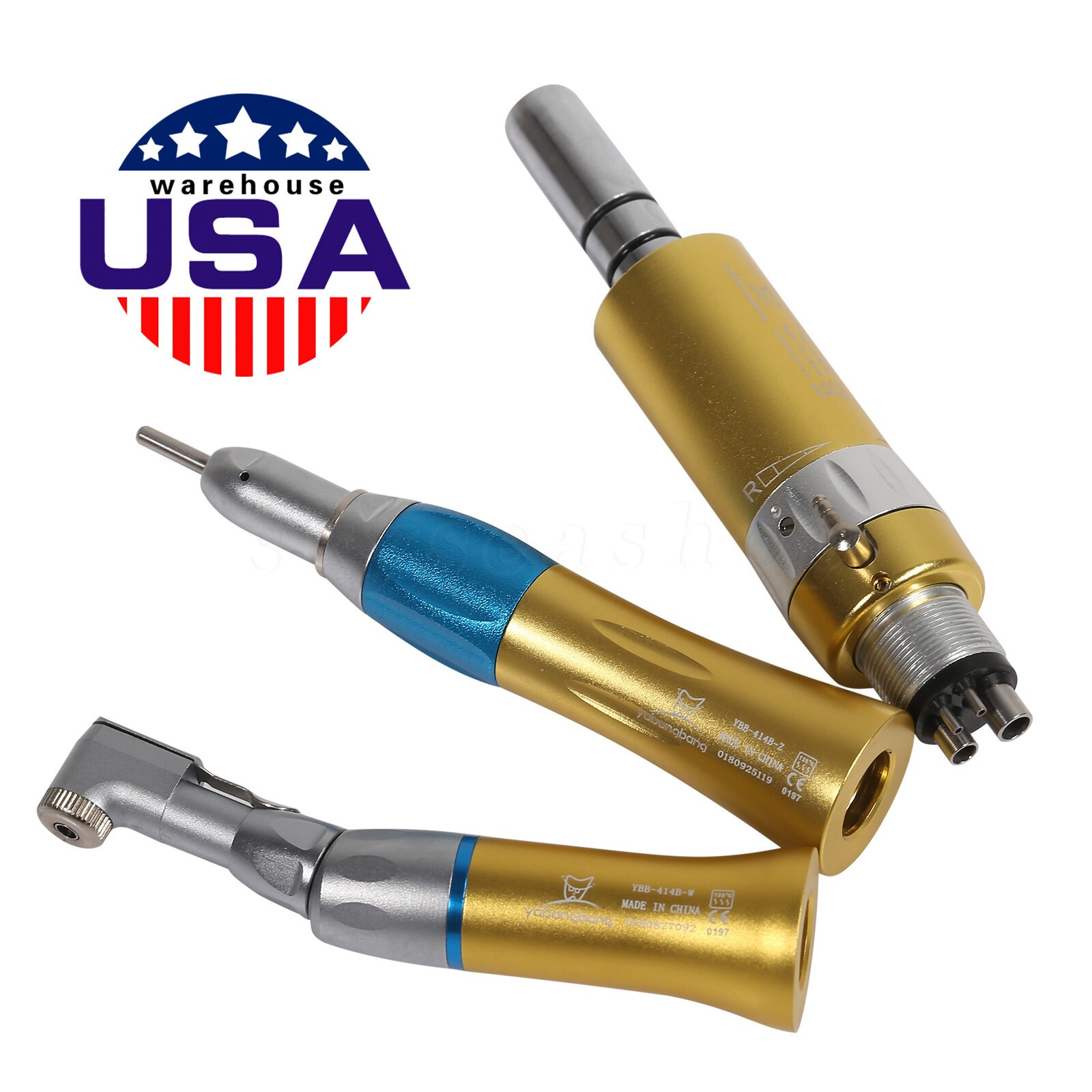 Dental low slow speed straight handpiece/ contra angle/air motor 4H NSK style CA