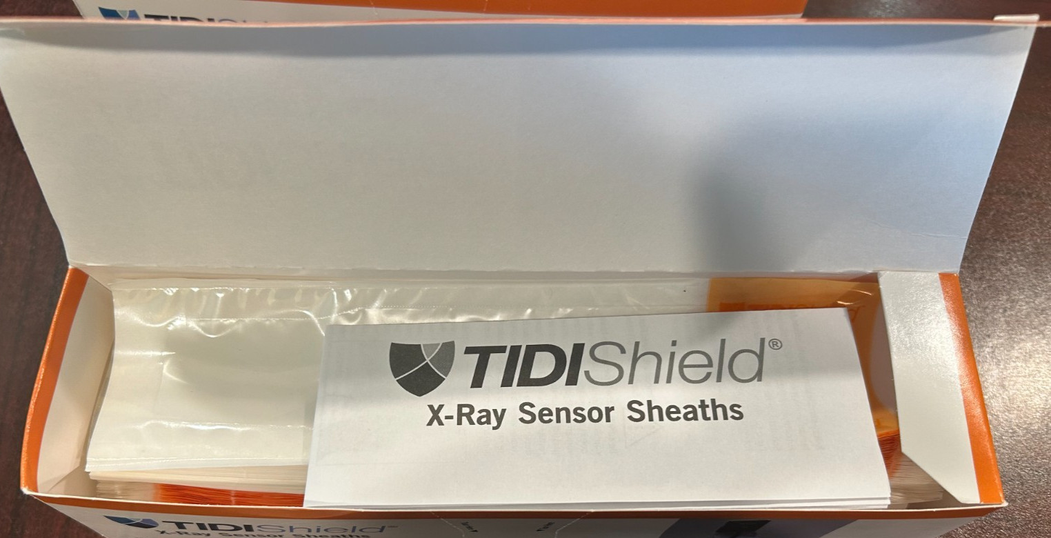 Kodak 6100 X-Ray Sensor Sheaths Size 1 TIDIShield 600+ Count Dental Barriers