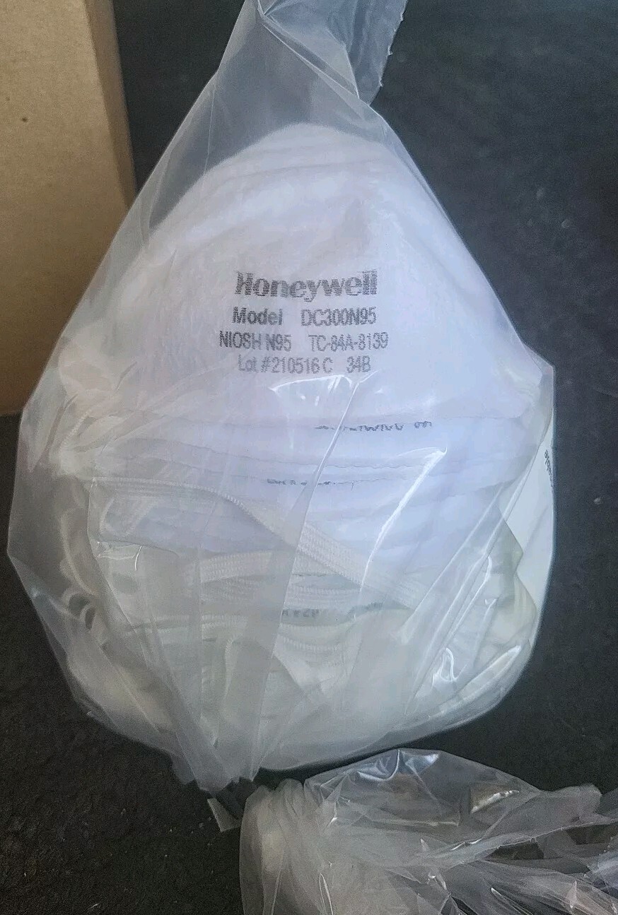 20 Pack Honeywell DC300N95 Respirator Particulate Masks N95 NIOSH Approved