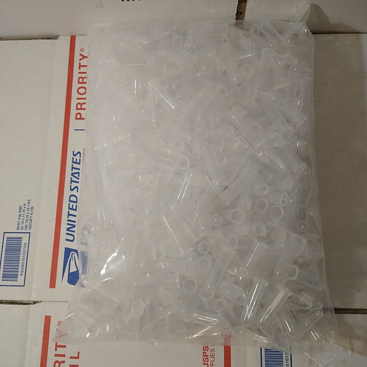 500Pcs Microcentrifuge Tubes 2ML Snap Cap Polypropylene Graduated Scientific