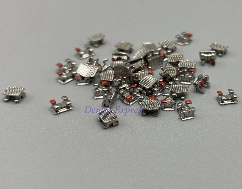 10Set Dental Brackets Monoblock Mini MBT/Roth 022 Slot Metal Orthodontic Bracket