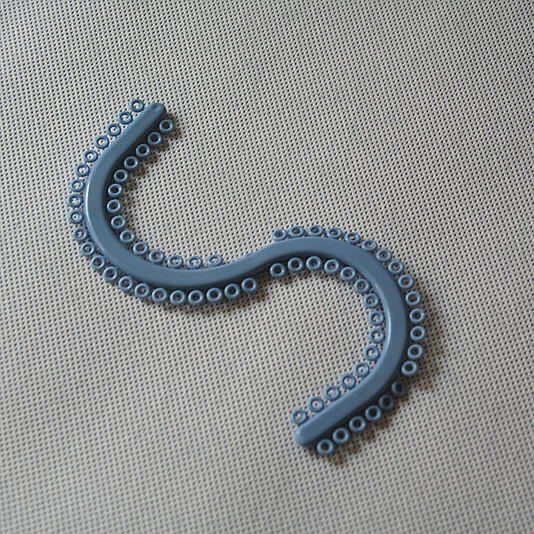 700 Pcs Dental Orthodontic Separtors Separate Tie Blue Molded Spacers S type
