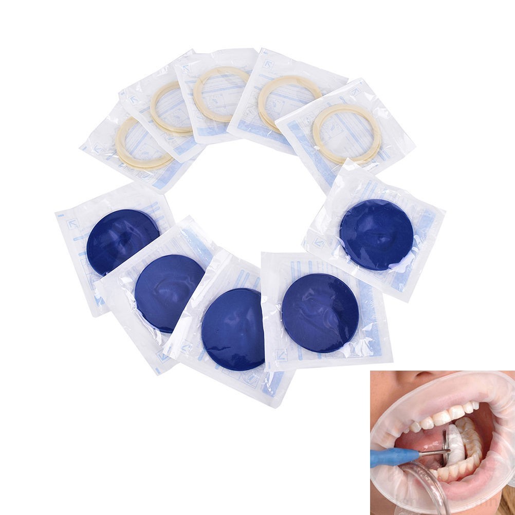 1-100 Disposable Sterile Rubber Dam Dental Cheek Lip Retractor Opener Latex Free