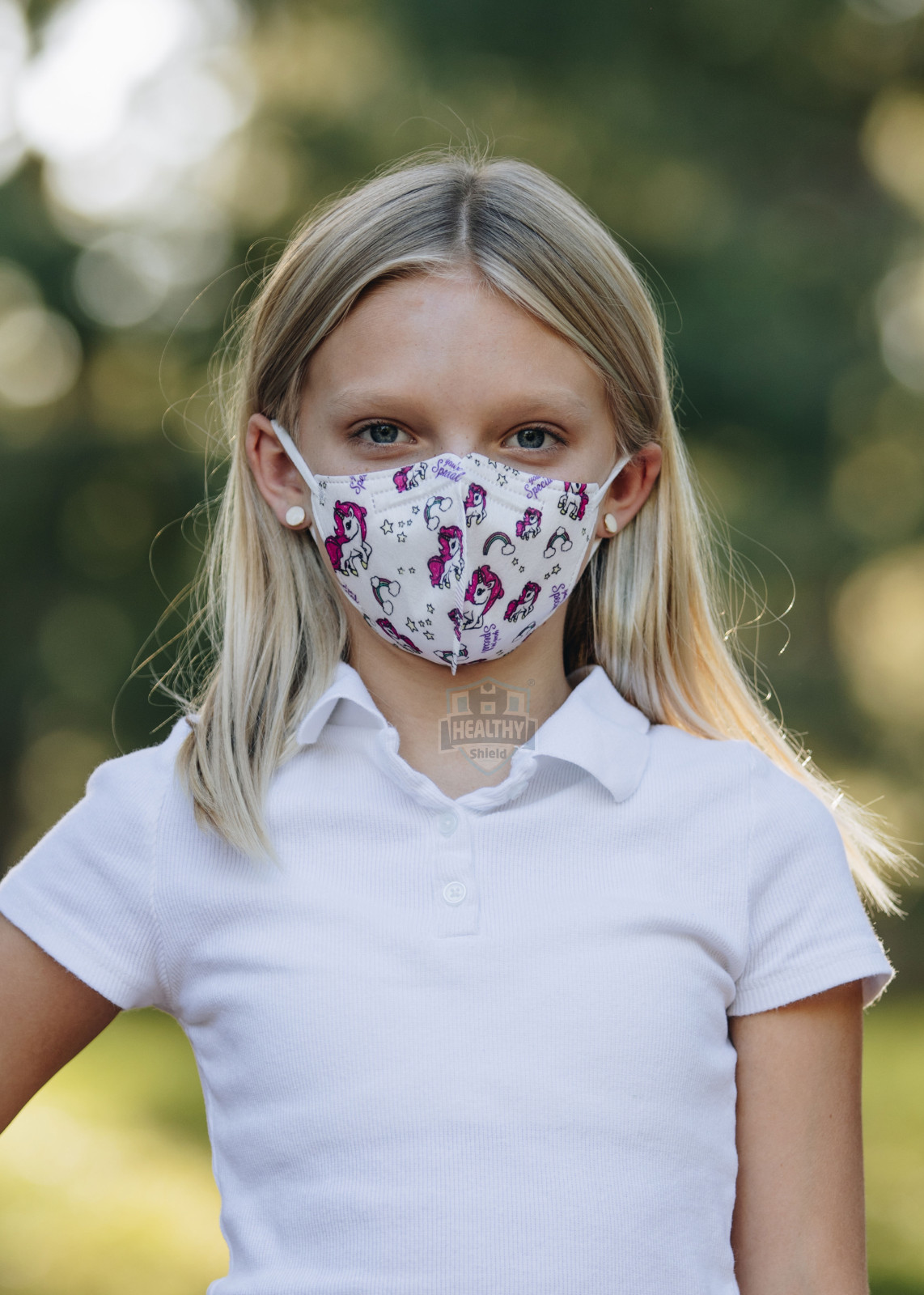 100Pcs Cartoon Protective 4-Layer Face Mask BFE 95% Disposable 3D Mask for Girls