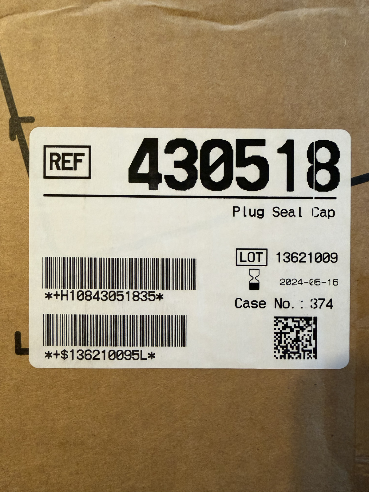 CORNING 1L Easy Grip Polystyrene Storage Bottles 45 mm Caps 430518 (24/Case)