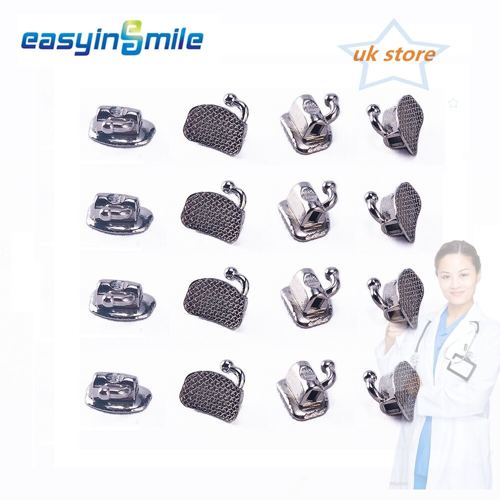 40pc Dental Orthodontic Buccal MolarTubes Bracket Roth/MBT 022 Bondable Non-conv