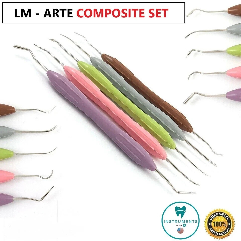 Gracey Ergo Max Composite Filling Restorative Instruments Set Of 5 Silicone Hand