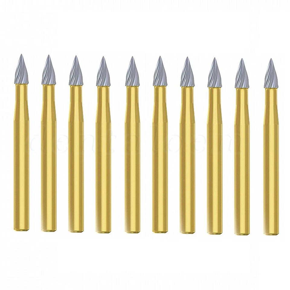Dental Carbide Burs FG Gold Trimming & Finishing FG7404/7406/7408/7901/7902/7903