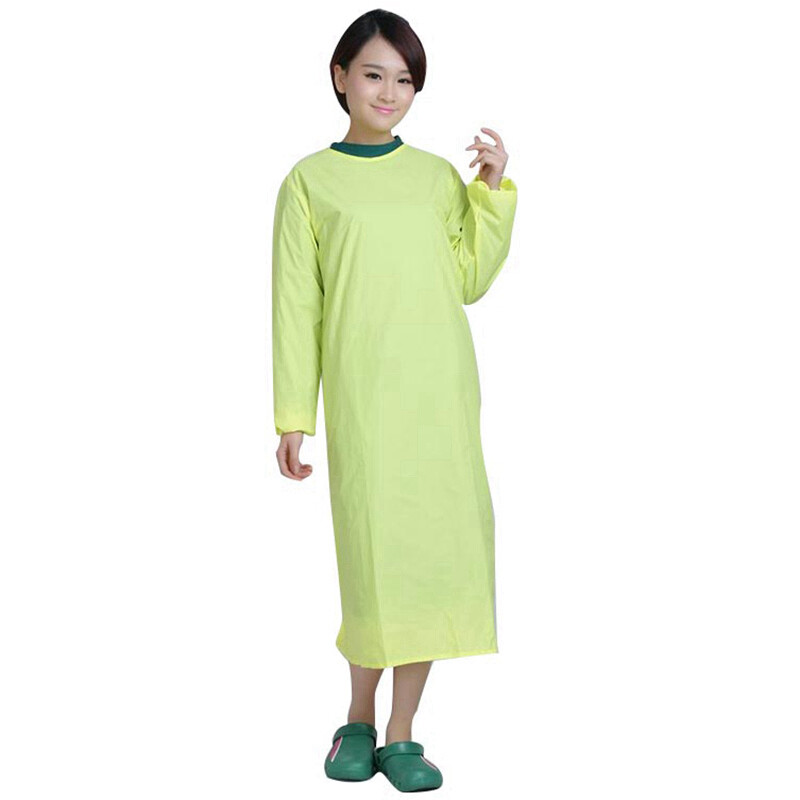 Long Medical Doctor Nurse Surgeon Isolation Coat Unisex Surgical Gown Reusable