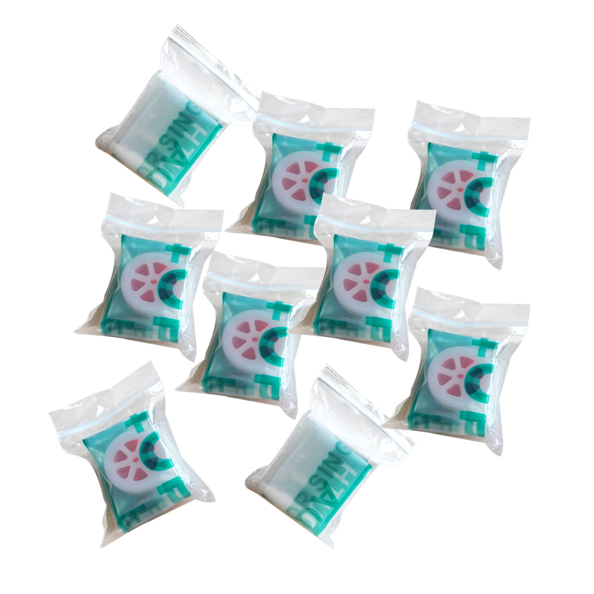 10pcs CPR Mask with Keychain CPR FACE Shield Pocket AED PVC CPR face Sheild