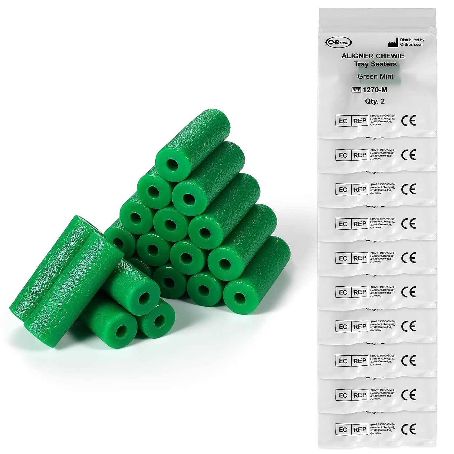 20 Pcs Aligner Chewies for Invisalign – Tray Seaters for Clear Braces Unscented