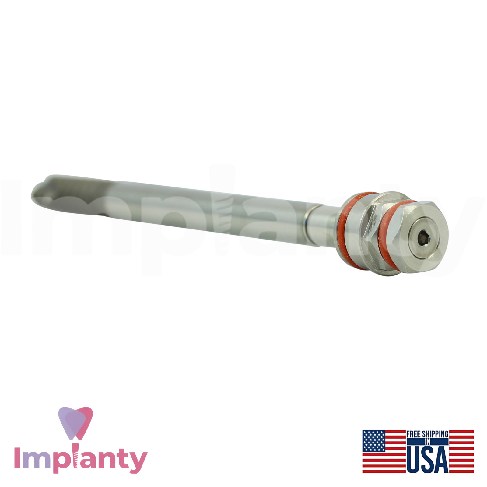 GDT ZYG Dental Fixture Ø4.2mm Diameter Titanium Int Hex 2.42mm Connection