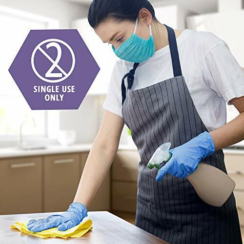 Vinyl-Nitrile Blend Exam Gloves Powder Free,Latex Free & Rubber Free,Pack of 100