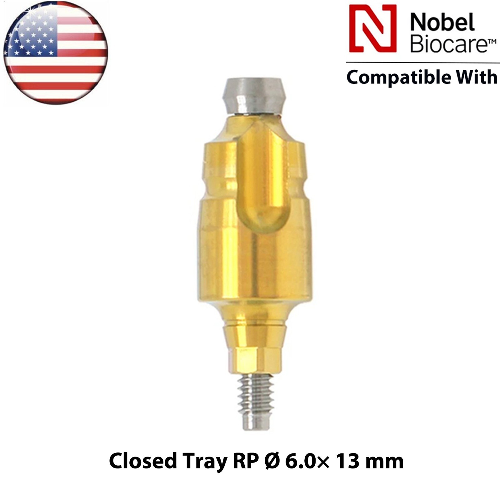 Dental fits Nobel Active NP/RP Impression Transfer Coping Open Close Tray Analog