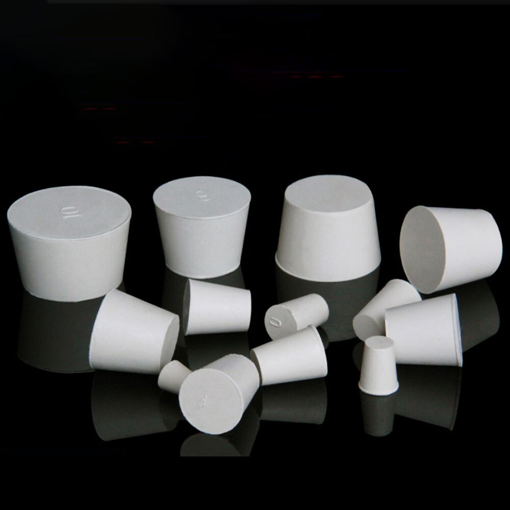 Rubber Bung Stopper Tapered Plugs Laboratory Solid Stoppers Various Sizes Cover