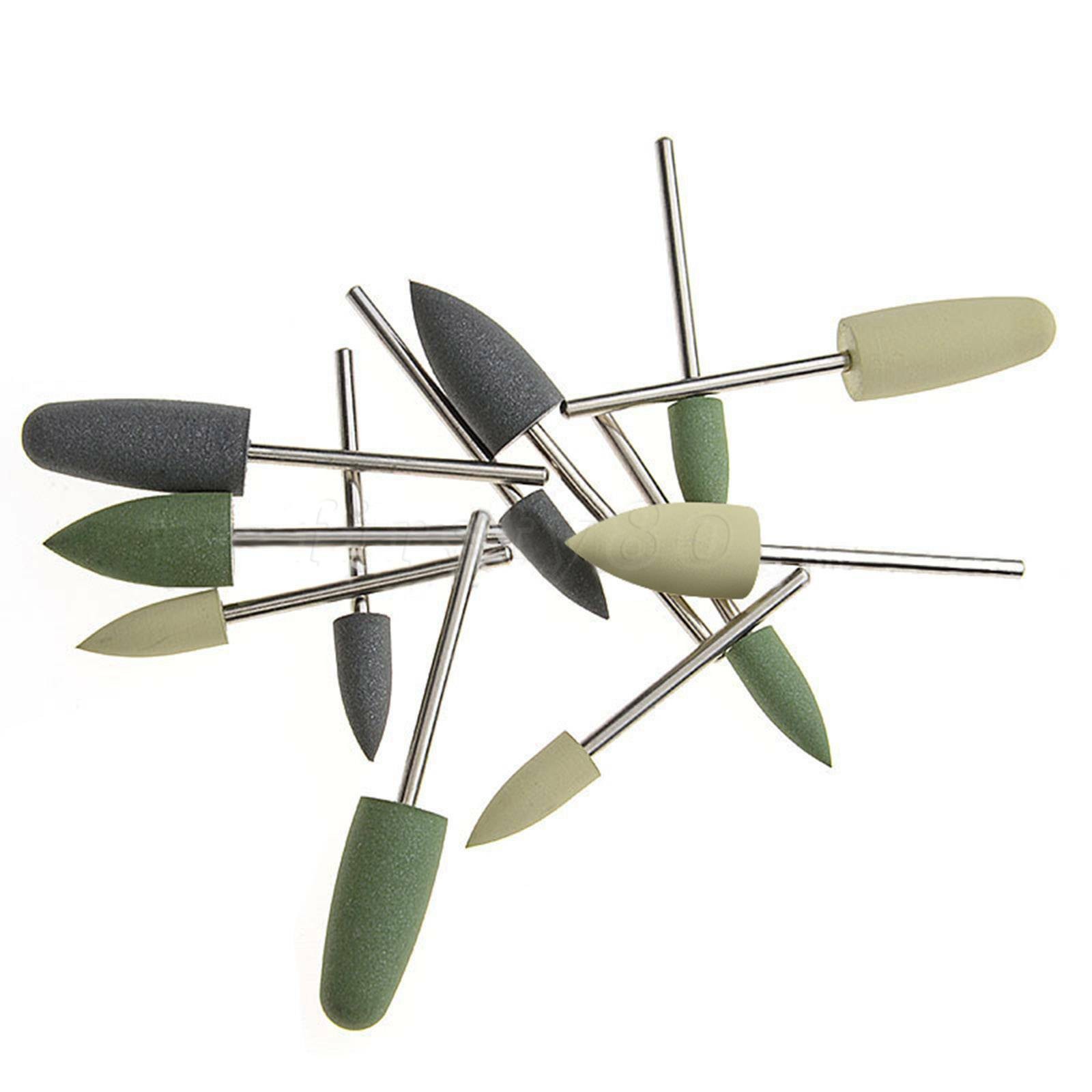 3 Types Dental Diamond Burs Cups Composite Polishing Kit for Low Speed Handpiece