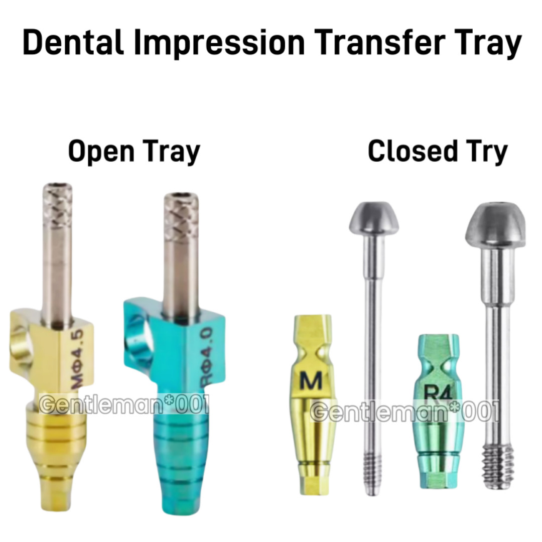 Dental Transfer Impression Coping Open/Close Tray Regular M Fits Osstem Hiossen