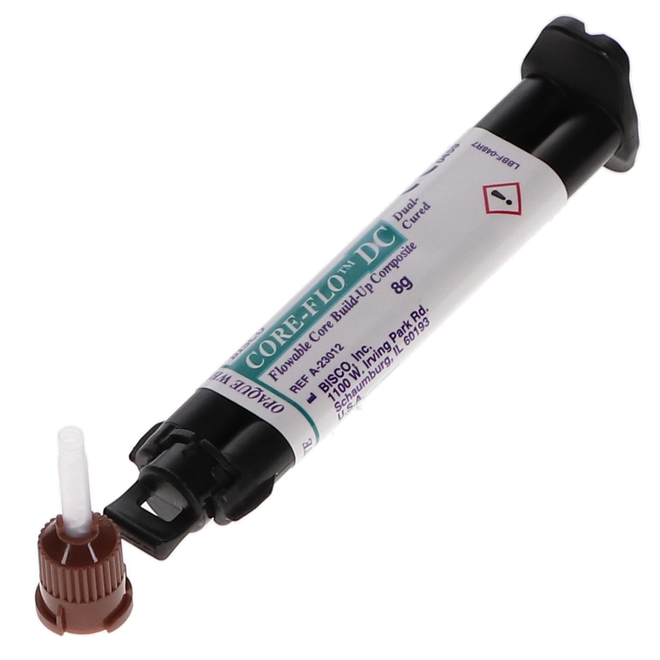 Bisco A-23012P Core-Flo DC Dual Cure Flowable Core Buildup Syringe Opaque White