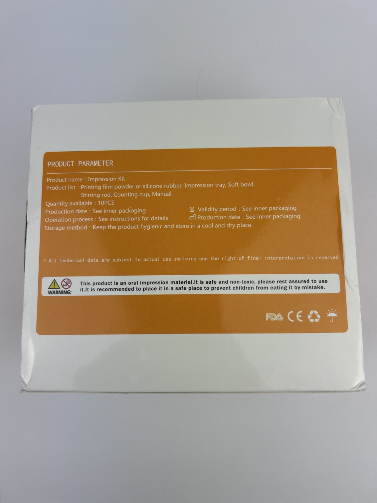 INITSMIL Dental Impression Kit | Easy Home Teeth Mold for Aligners