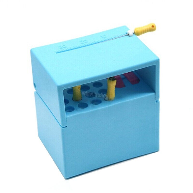 Dental 20 Holes Bur Endo Files Block Box Stand Autoclave Disinfection Box Count