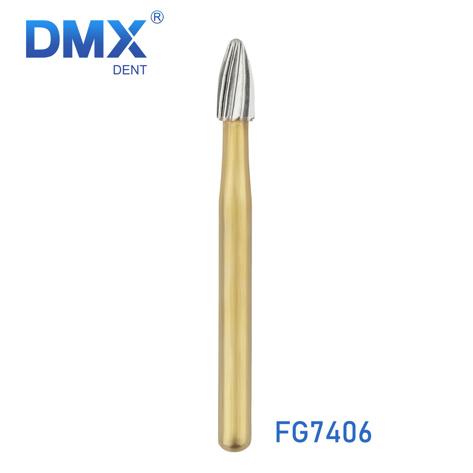 Dental Tungsten Carbide Burs Trimming & Finishing Egg Football FG 7404 7406 7408
