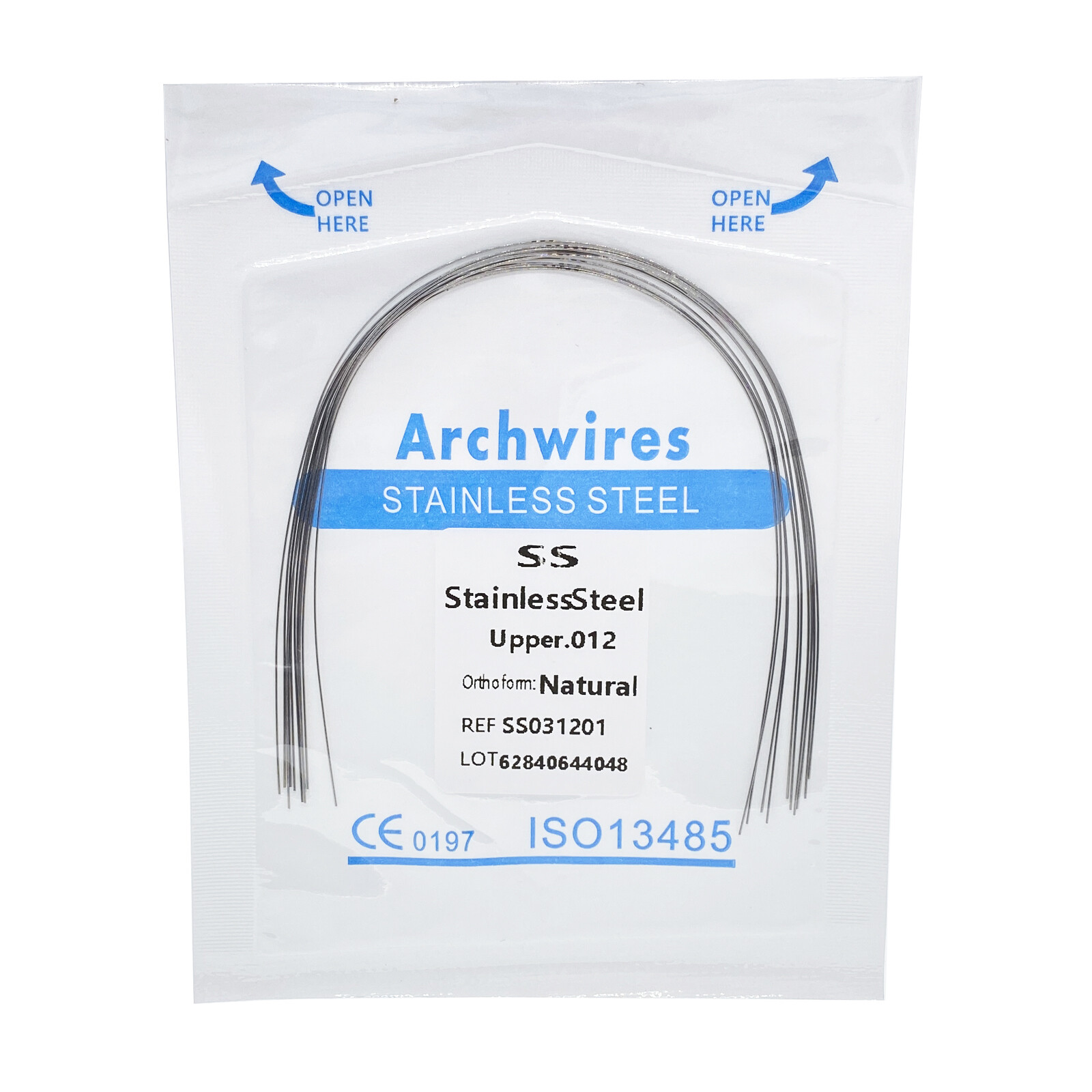 Dental Orthodontic Crimpable Hook Torque Spring Lingual Buttons Long Short Stop