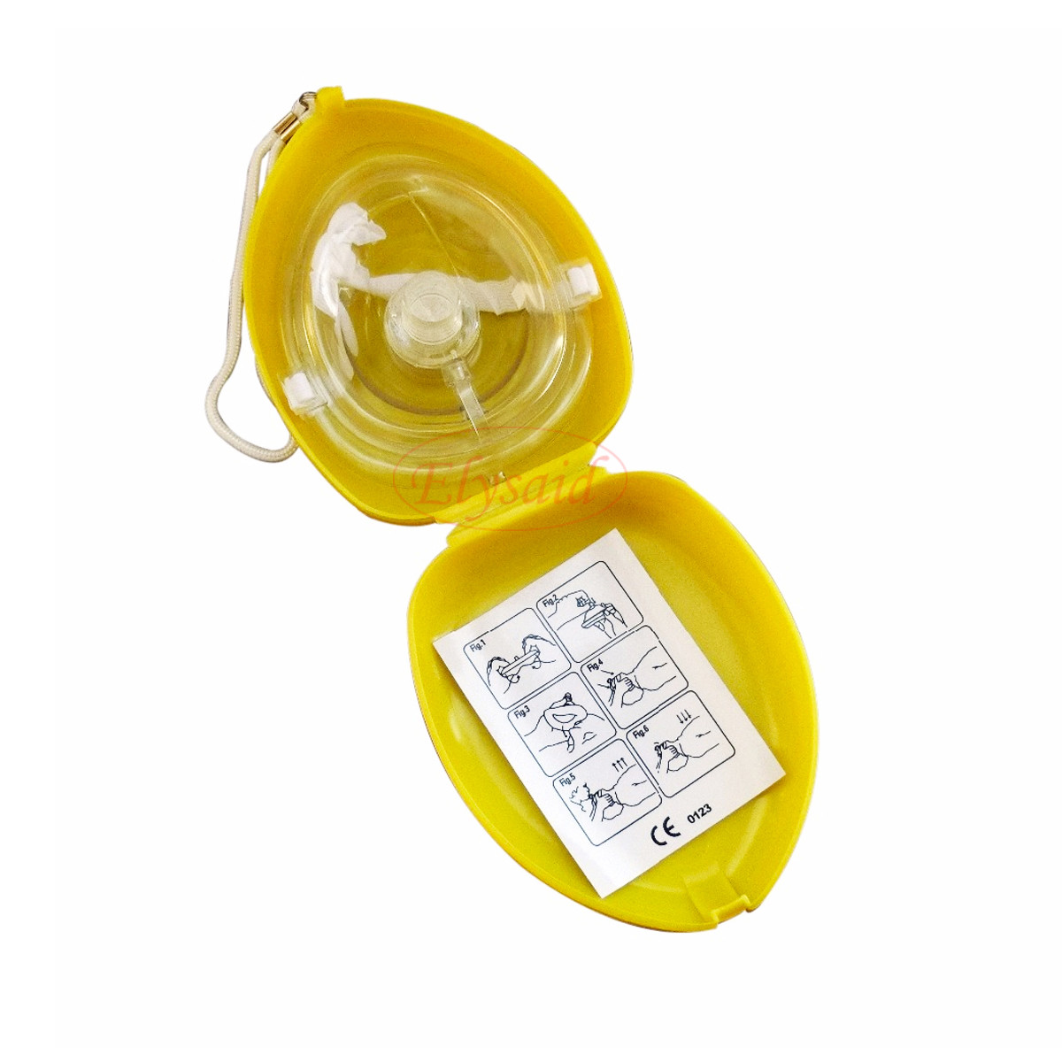 1 pcs CPR Masks First Aid Traning Bigger CPR Face Shield One Way Valve