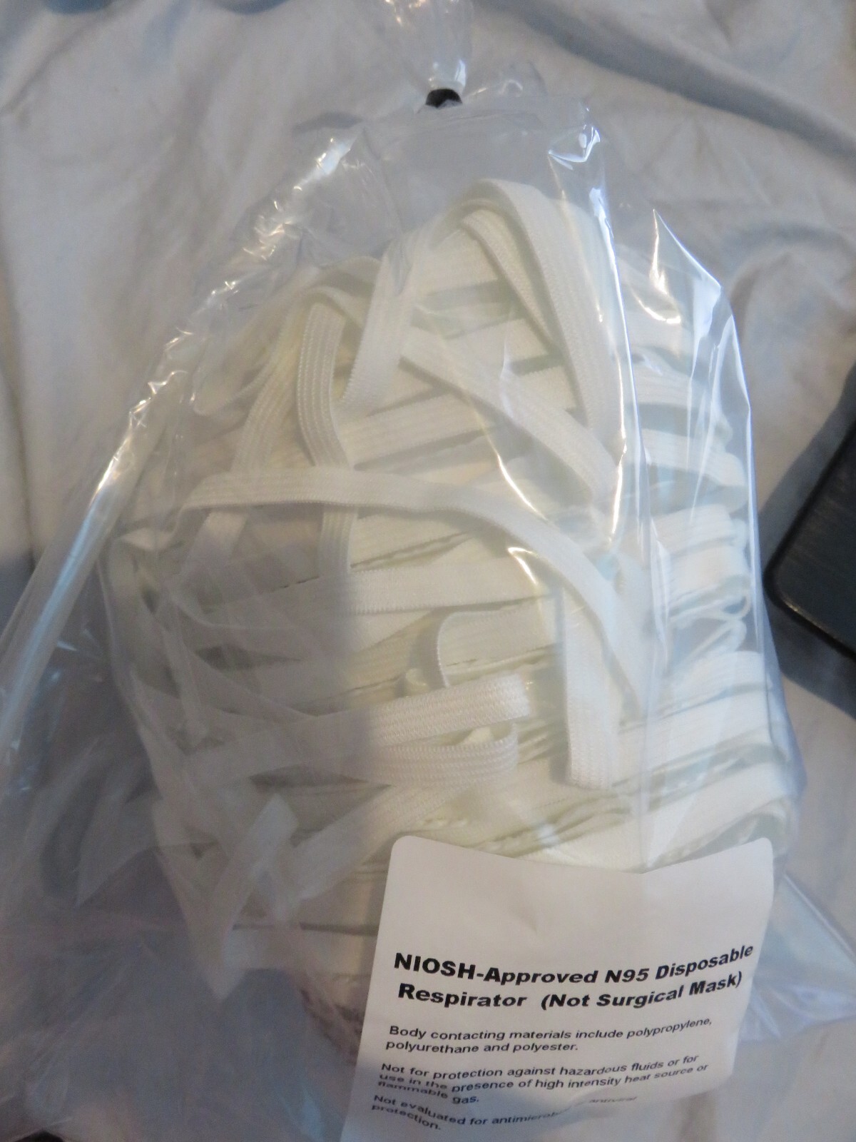 Honeywell DC300N95 Respirator Particulate Masks N95 NIOSH Approved NIP 20 Pack