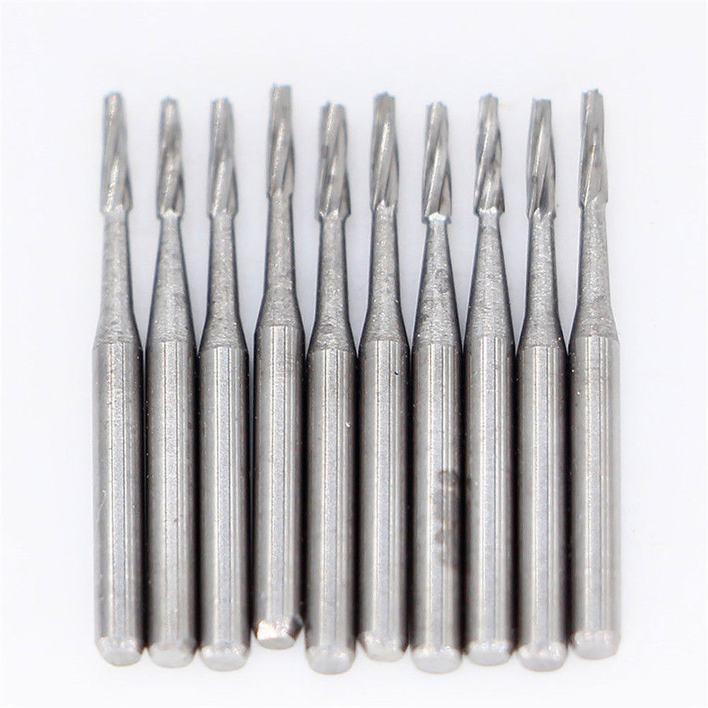 10x Dental Carbide Burs FG168/169/170/171/172/169L/170L/171L for FG Handpiece