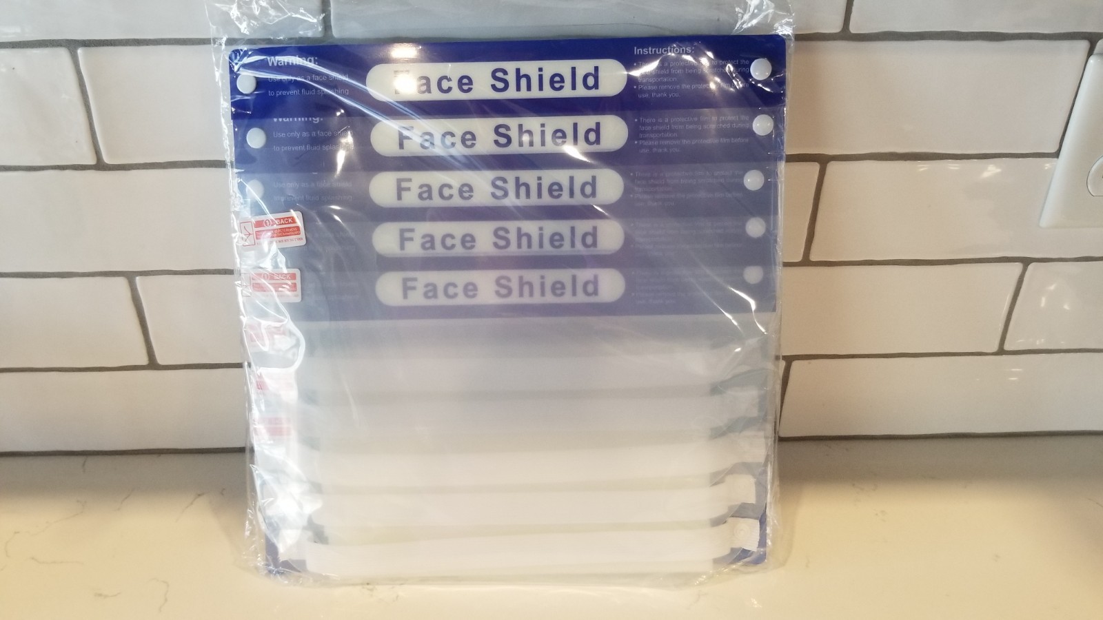 10 PCS Shield Mask Safety Full Face Reusable Washable Clear Protection Cover NEW