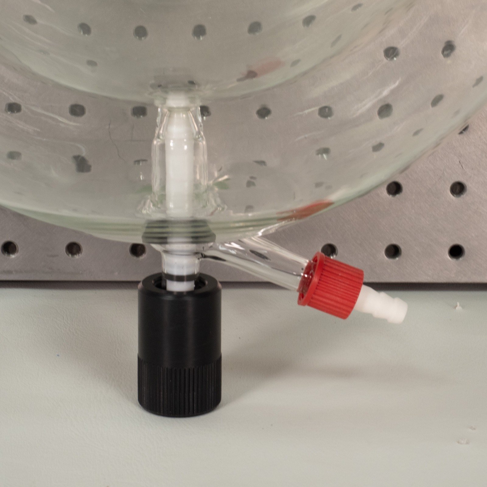 NOS New Sigma-Aldrich 4L Jacketed 3-Neck Reactor Flask Drain Valve PTFE Stopcock