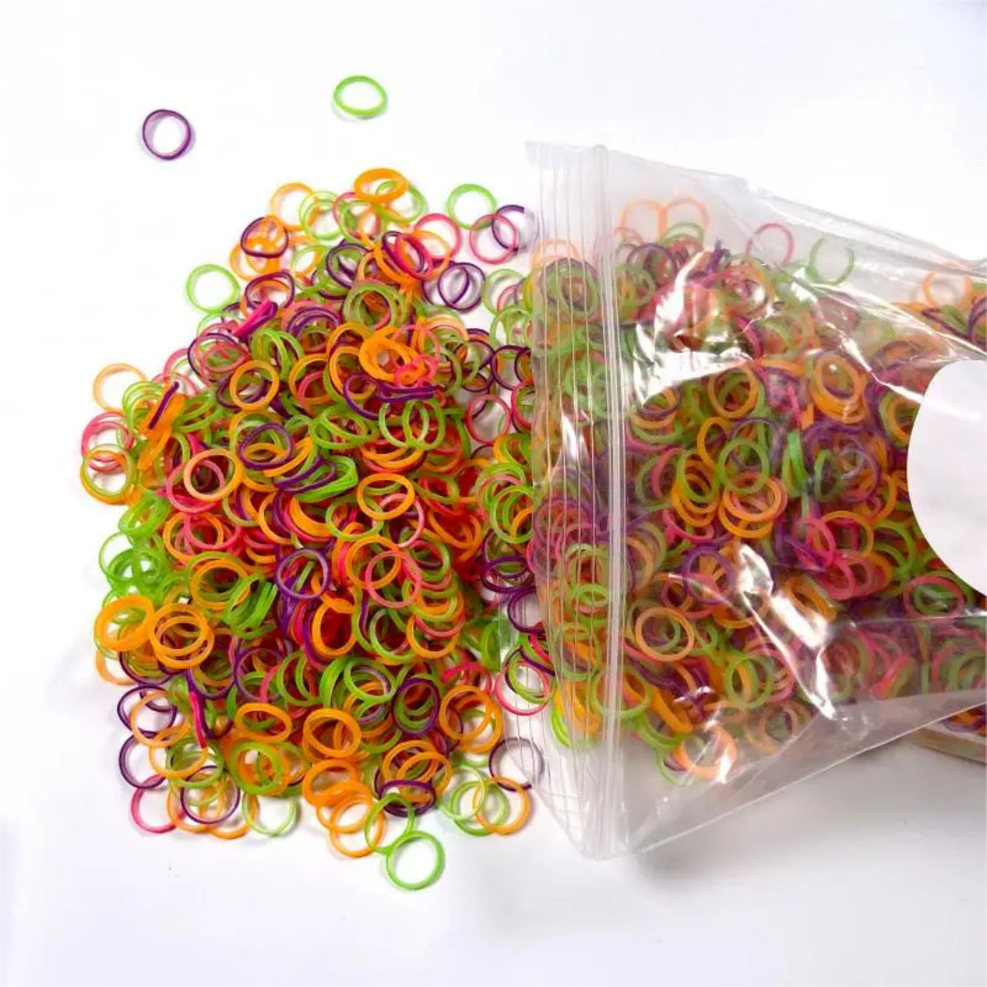 4.5OZ Colorful 5000Pcs Dental Orthodontic Elastics Rubber Bands Ligature Ties