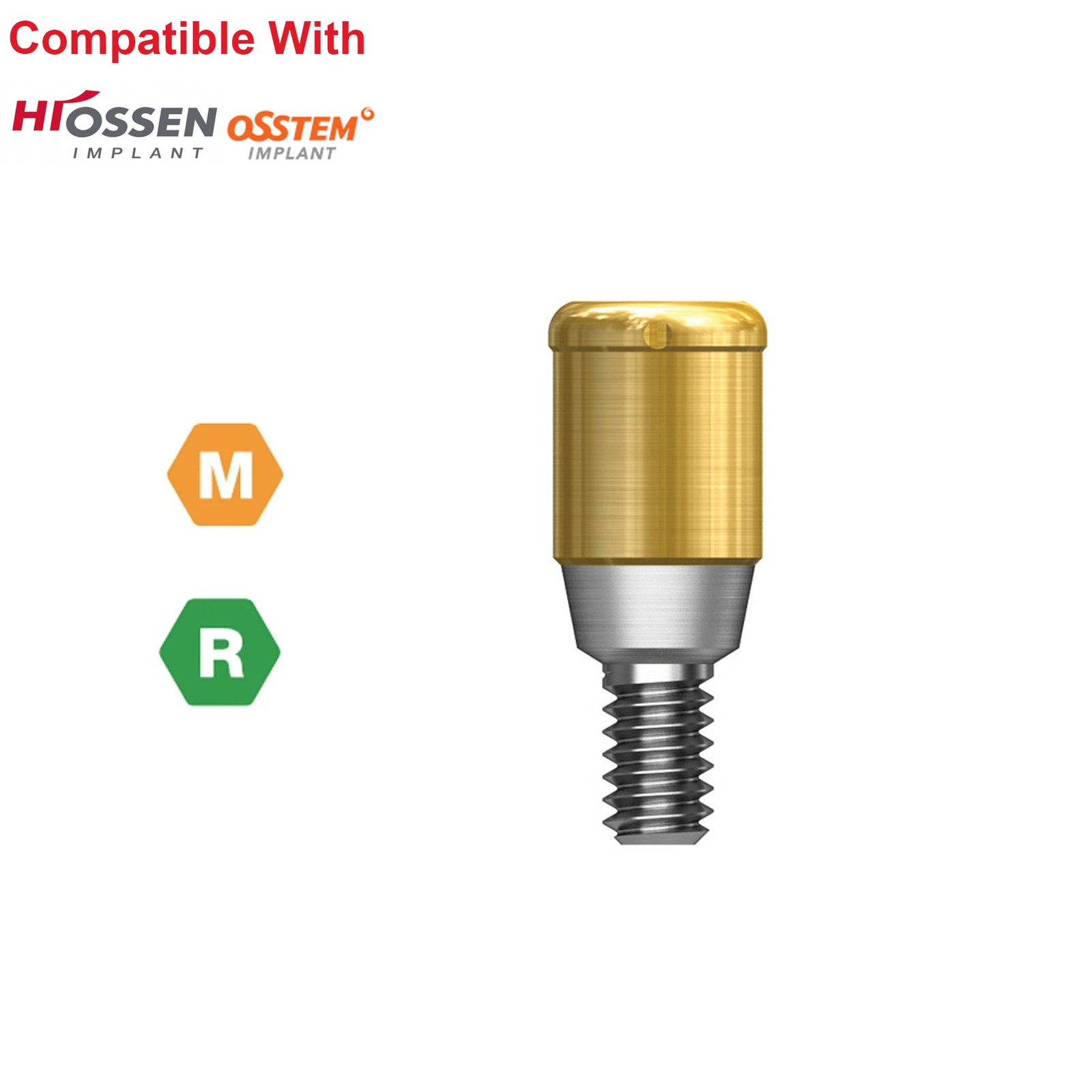 US ZEST LOCATOR Overdenture Caps Abutment Ti Hiossen ET Osstem TS Mini/Regular