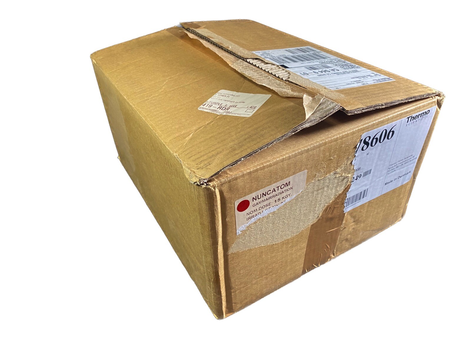 NUNC 900μL 96 DeepWell Polystyrene Plates 278606 Sterile Round Bottom (32/cs)