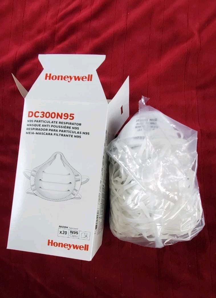 200 Count Honeywell 95N Masks Disposable Particulate Respirators DC300N95 NIB