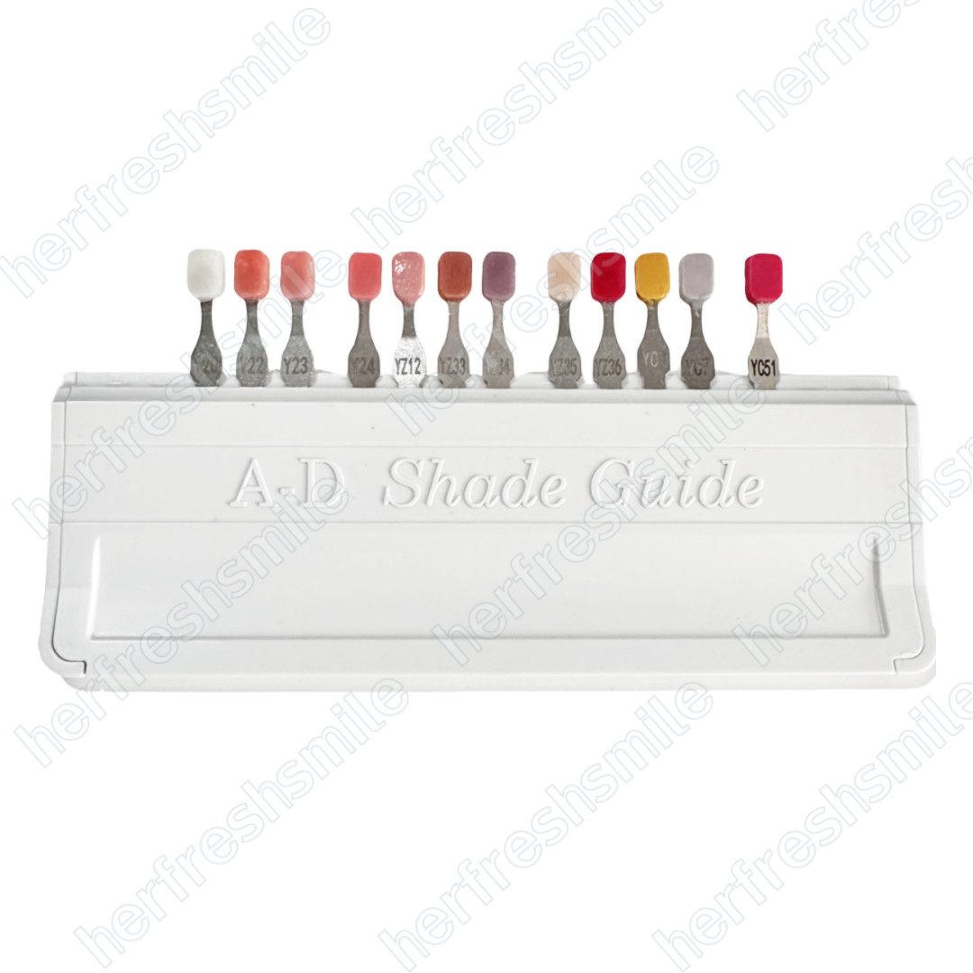 Gingiva Pink Resin Dental Beauty Gum Composite Highly 3D Aesthetic Color Guide