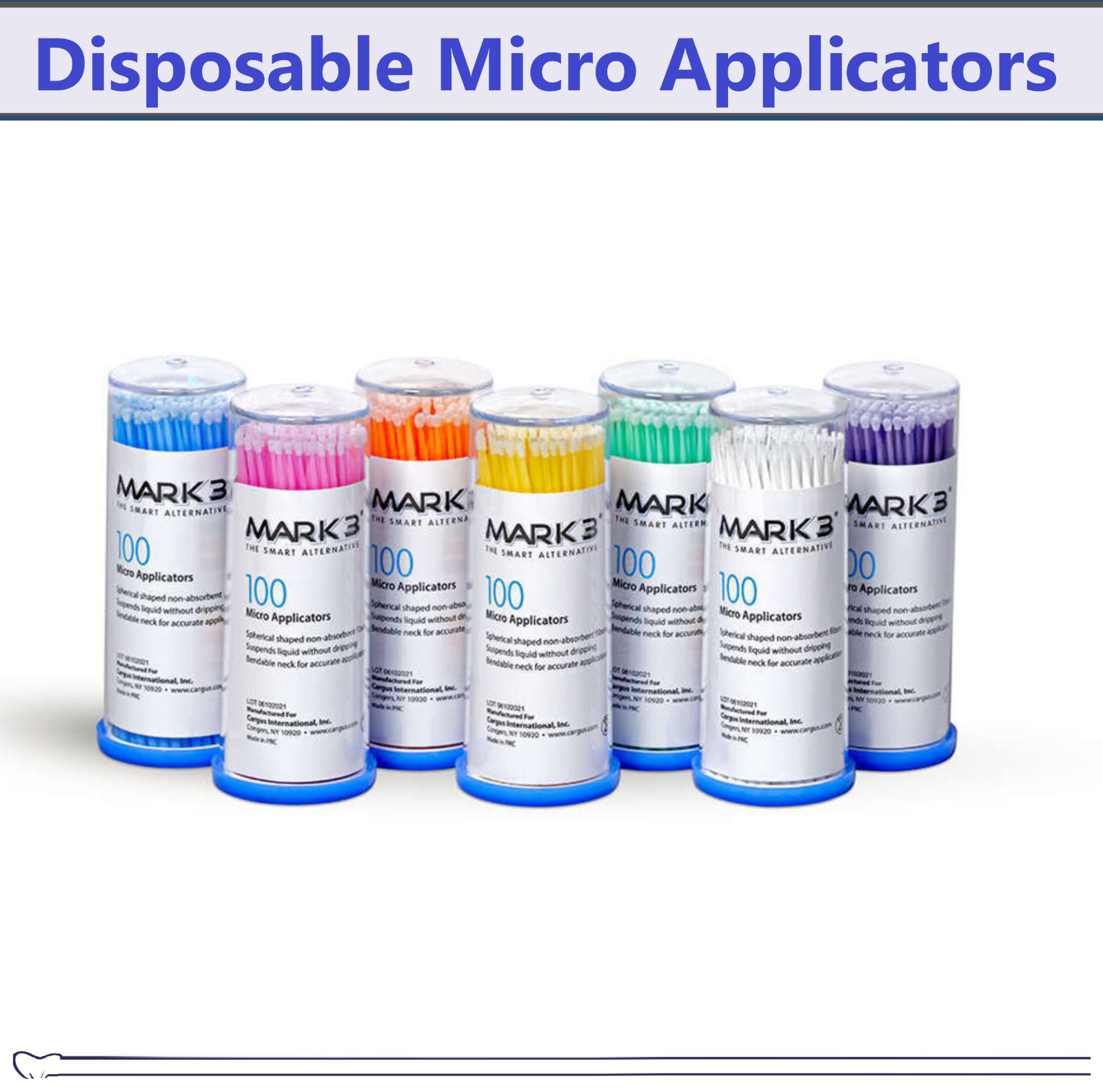 400 Microbrush Micro Brush Applicator Tips Regular, Fine, Super Fine Dental USA