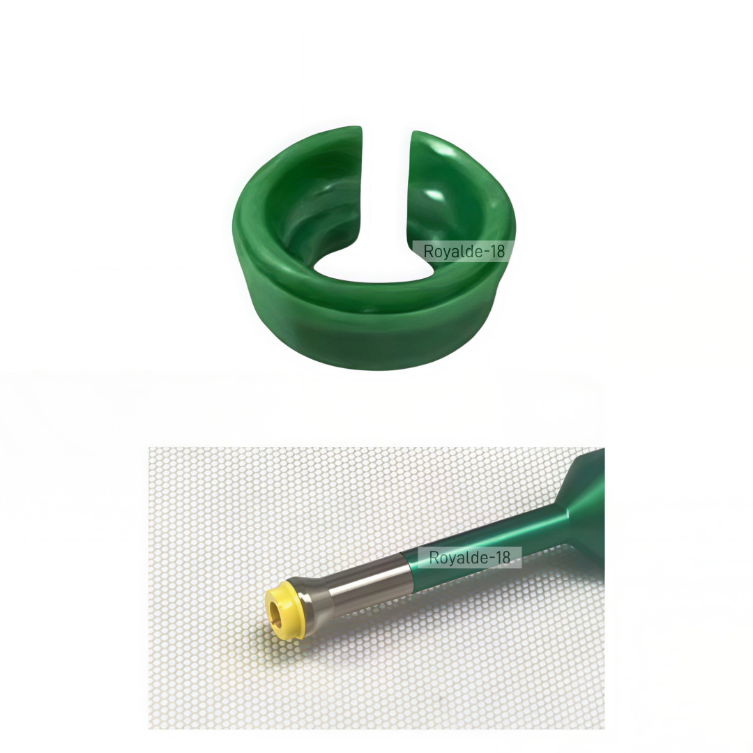 2x Novaloc Type PEEK Cap Strong Force 3.5 Retention Insert Caps Titanium Housing