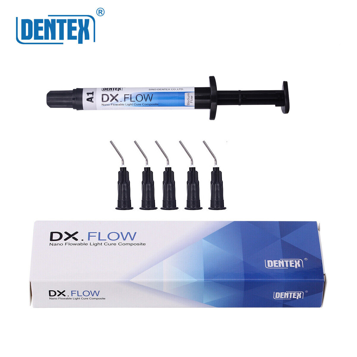 Dental Composite Resin Medium Flowable Light Cure/ Etching Gel /Bonding Adhesive