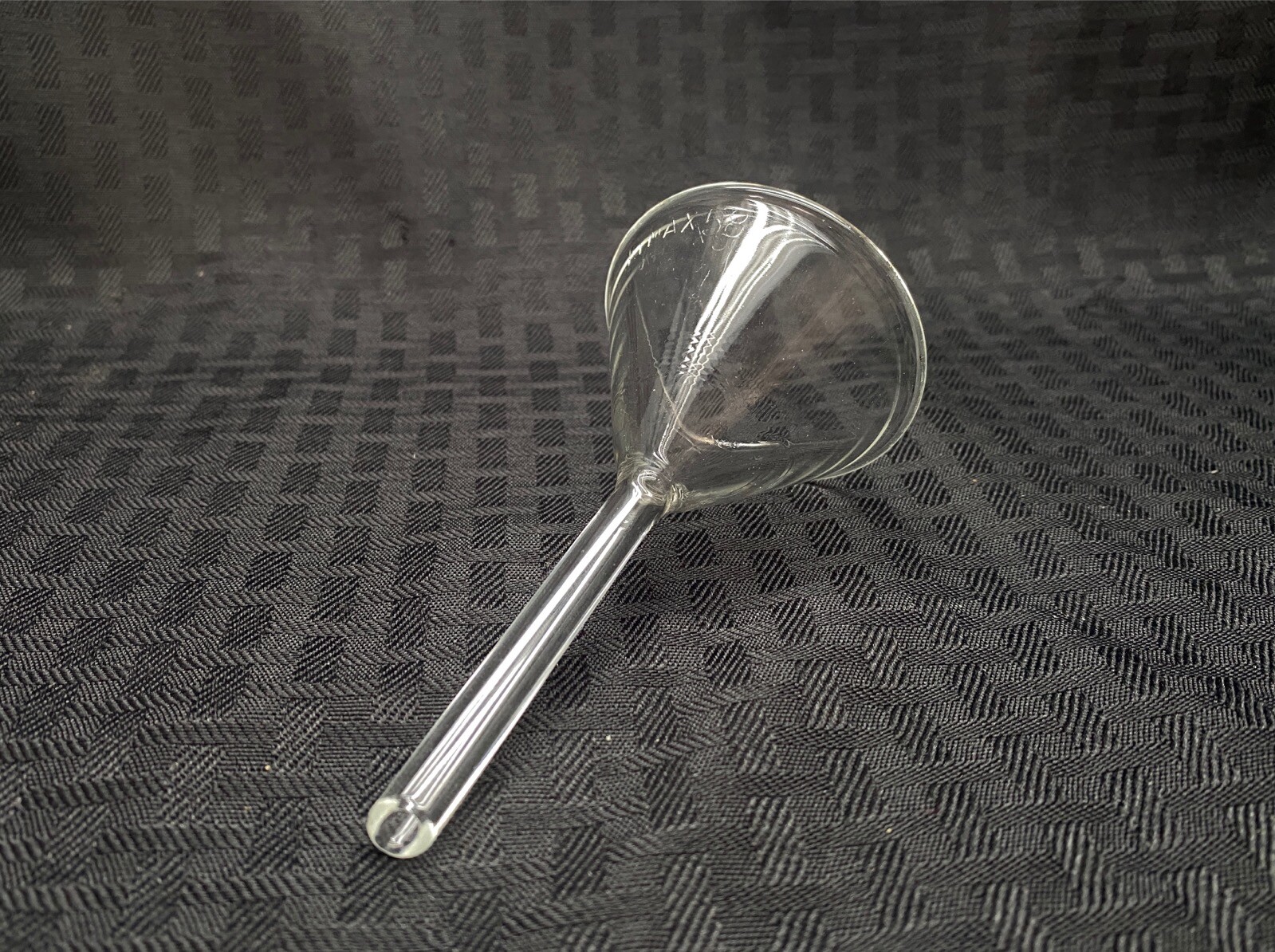 (3) Kimble Kimax Glass 55mm ID 58º Angle Filling Funnel, Short Stem 28950-55