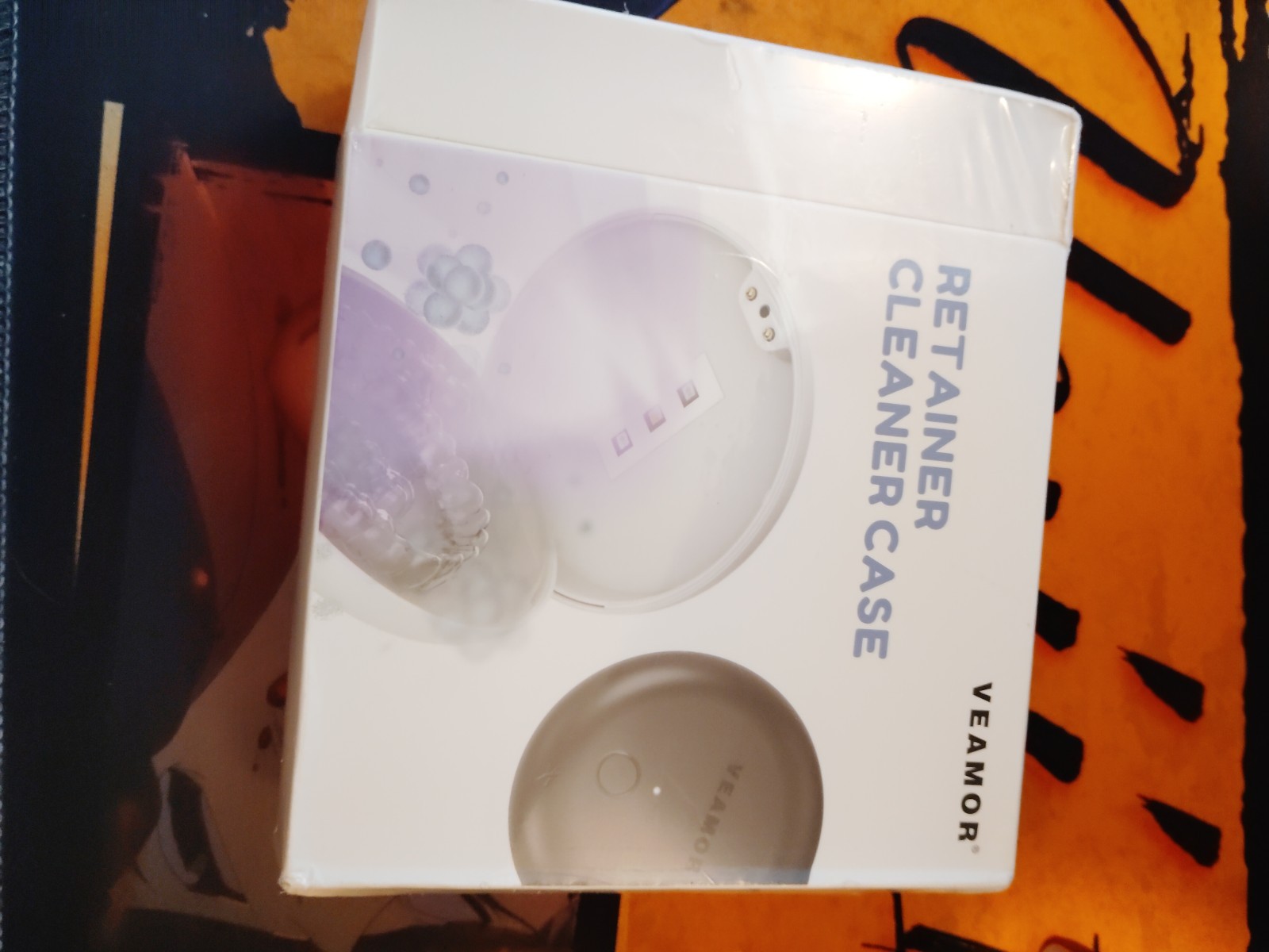 VEAMOR Retainer Cleaner Case, UV Disinfectant Box, Mouth Guard Case, New