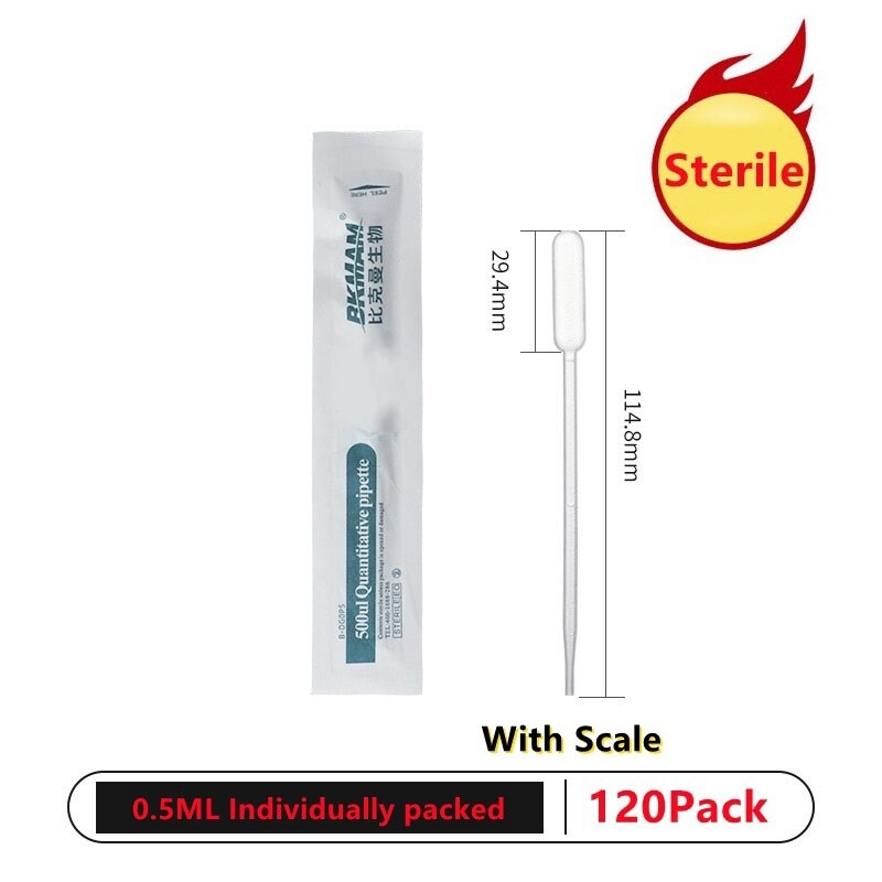 Sterile Individually Packed Plastic Transfer Pipette Dropper 1/2/3/5/10ml Multi