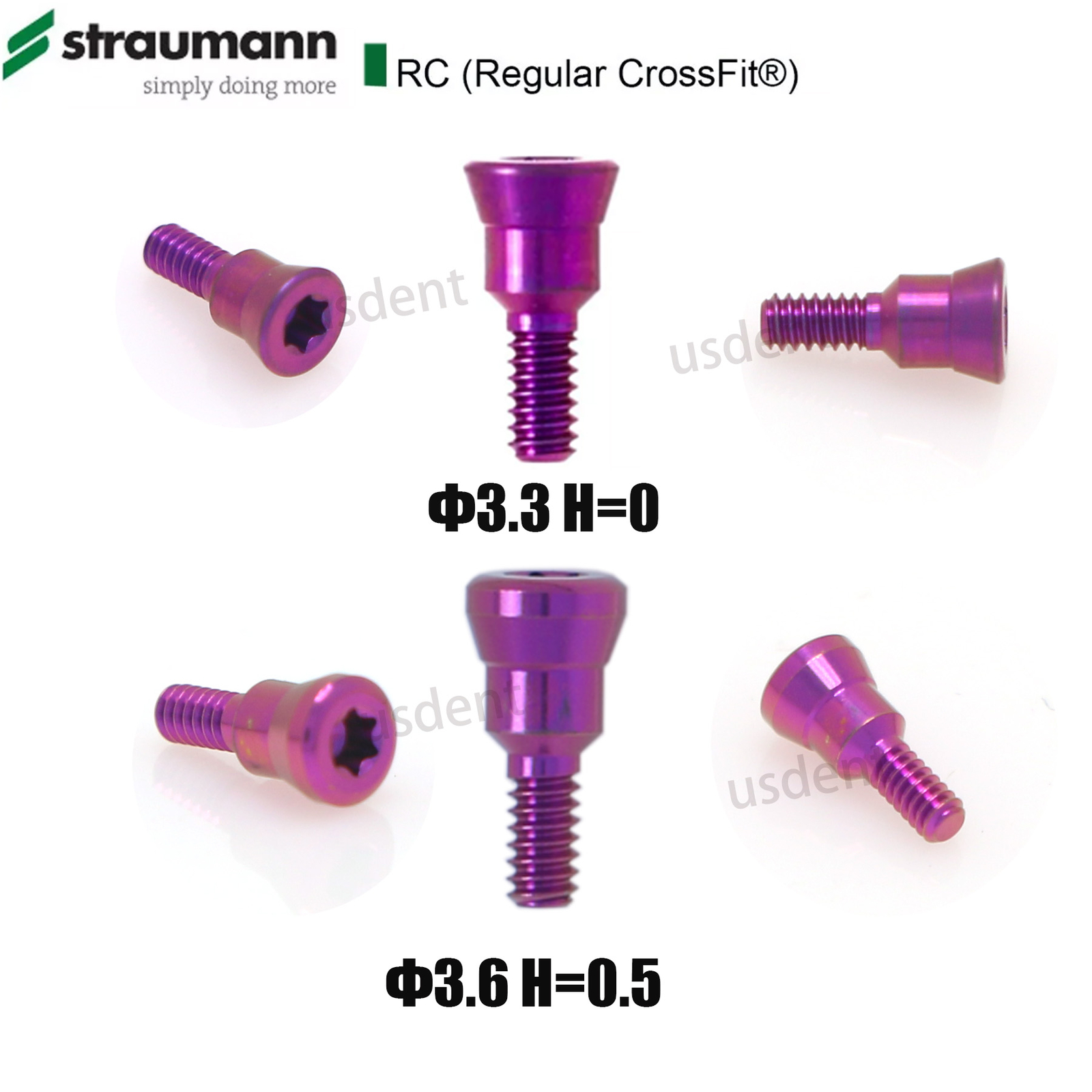 US Dental Straumann Healing Abutments Closure Cover Screws NC/RC Fit ITI BL/BLT
