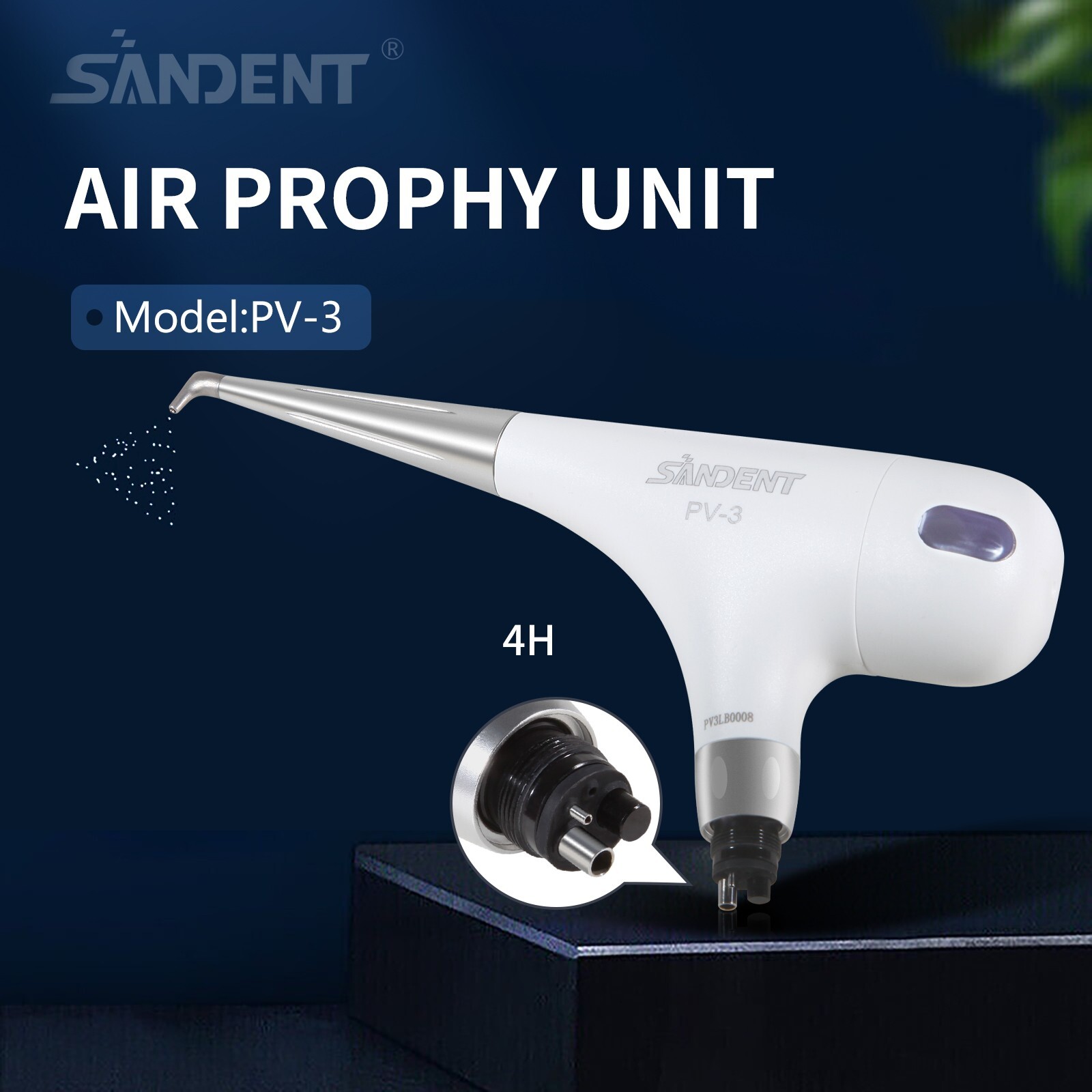 Dental dentist use Dental Jet Air prophy Polisher polishing Handpiece 4 Hole M4